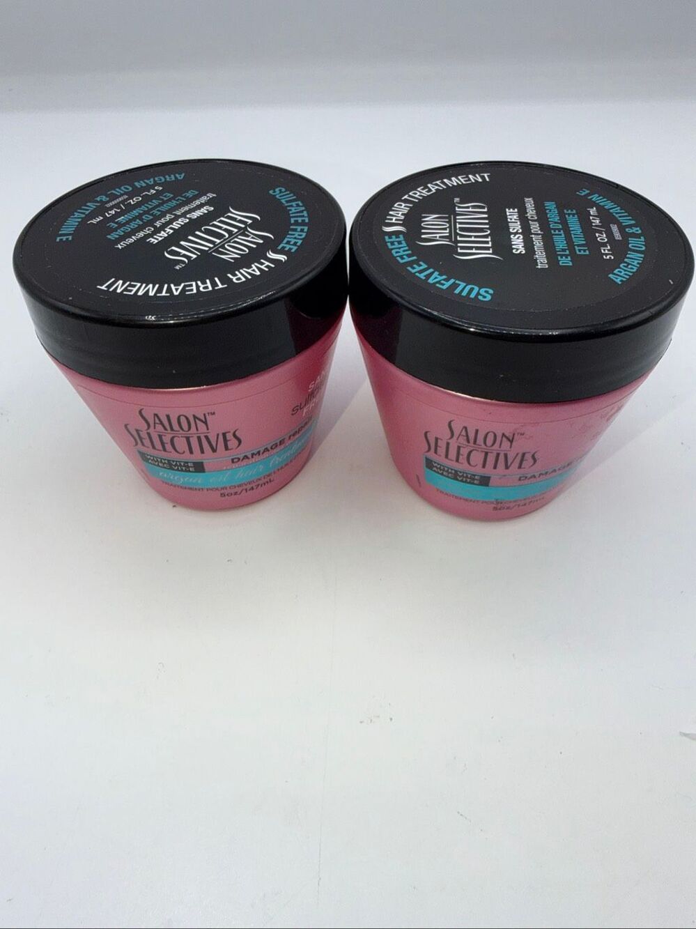 SALON SELECTIVES Argan Oil Damage Repair Tretament 5oz-Lot of 2